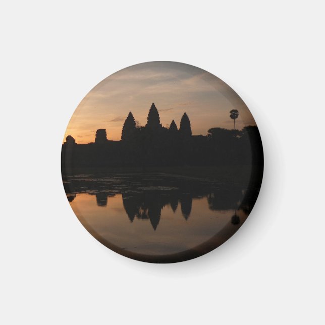 angkor sun reflections magnet (Front)