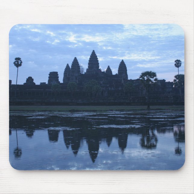 angkor wat blue mouse mat (Front)