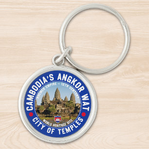 Angkor Wat Cambodia - City of the Temples Key Ring