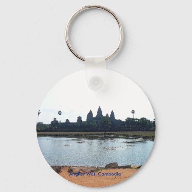 Angkor Wat, Cambodia Key Ring (Front)