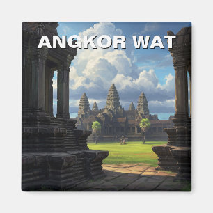 Angkor Wat Cambodia Magnet