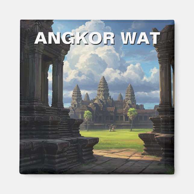 Angkor Wat Cambodia  Magnet (Front)