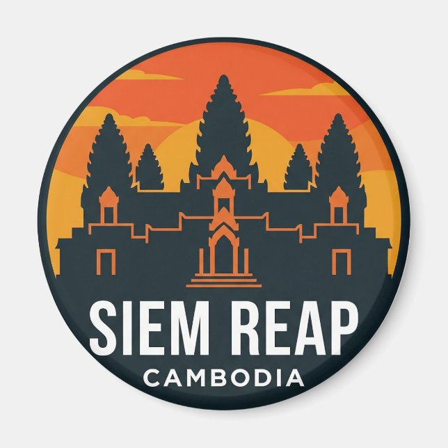 Angkor Wat Cambodia Magnet (Front)