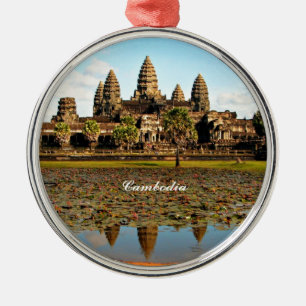 Angkor Wat, Cambodia Metal Tree Decoration