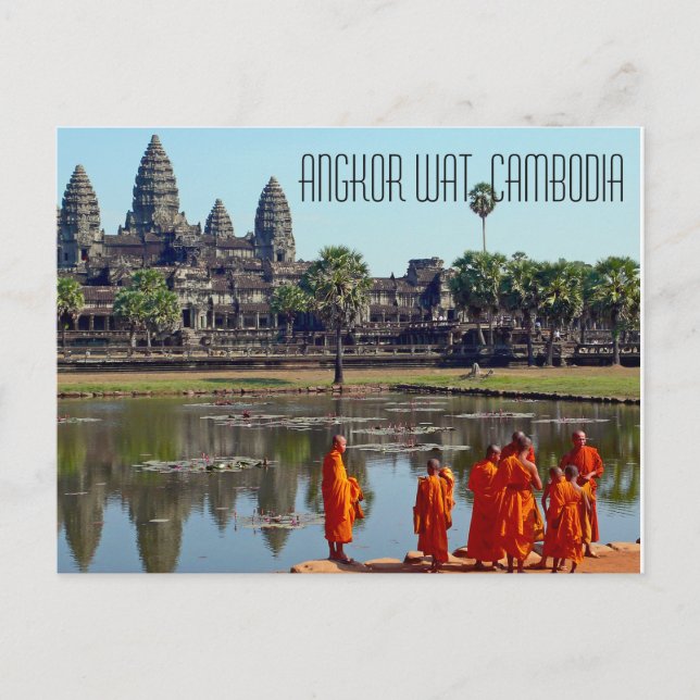 Angkor Wat Cambodia Postcard (Front)