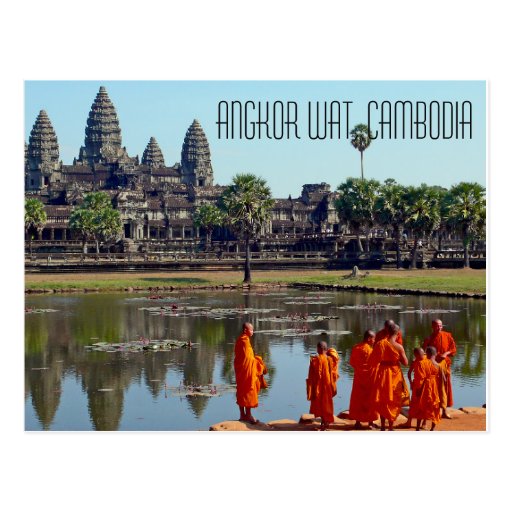 Image of Angkor Wat Cambodia Postcard