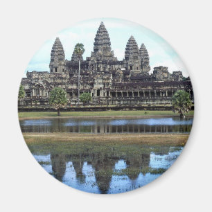 Angkor Wat Cambodia Temple Travel Photography Magnet