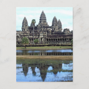 Angkor Wat Cambodia Temple Travel Photography Postcard