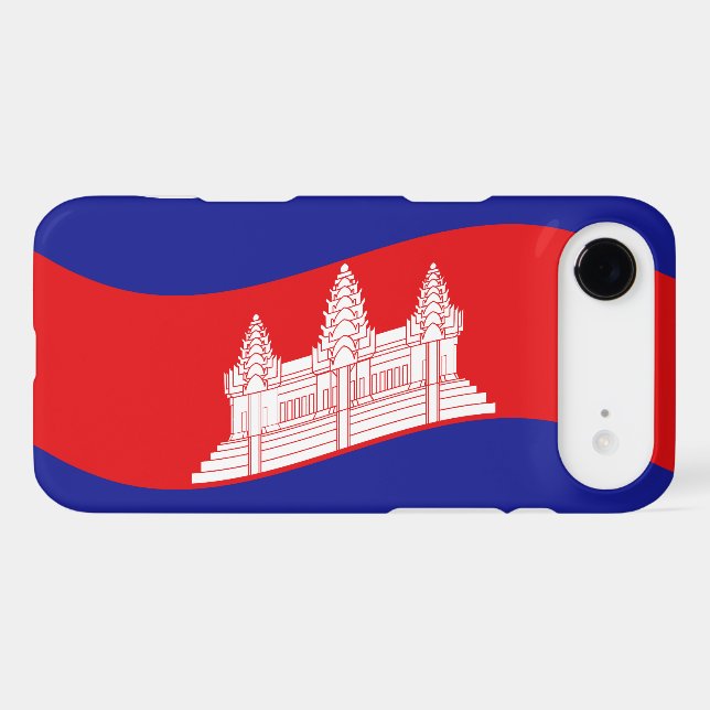 Angkor Wat Cambodian Flag Wave (Back (Horizontal))