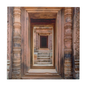 Angkor Wat Entryway, Cambodia Tile