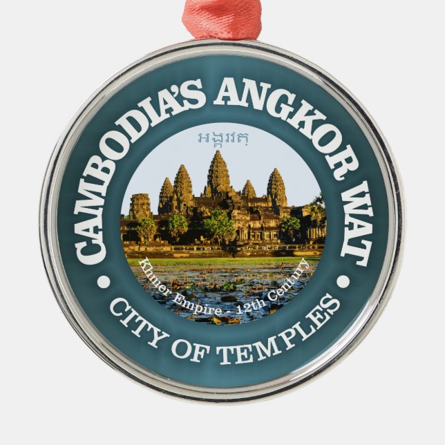 Angkor Wat Metal Tree Decoration (Front)