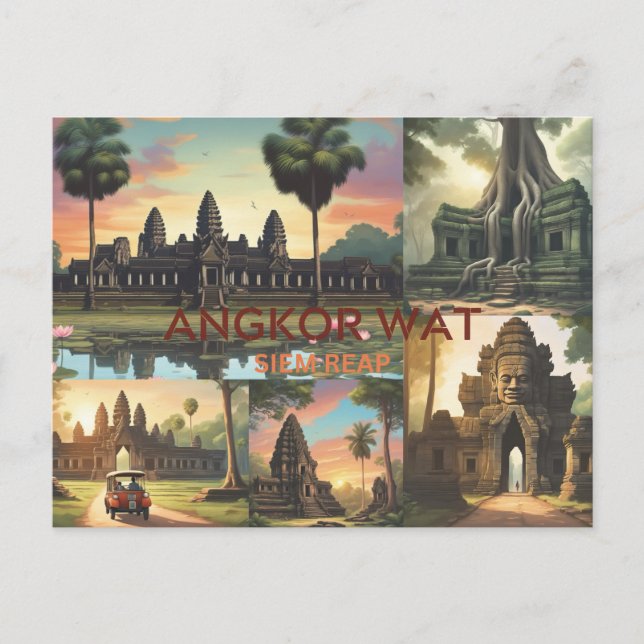 Angkor Wat postcard (Front)