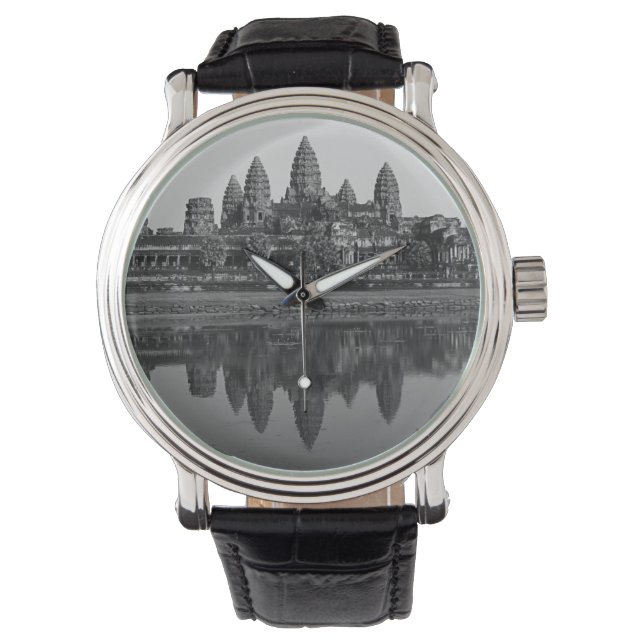 Angkor Wat Reflections Cambodia Art Photography Watch (Front)