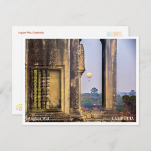 Angkor Wat Sunrise Balloon – Postcard