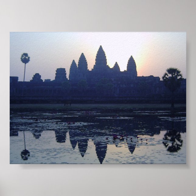 Angkor Wat Sunrise Poster (Front)