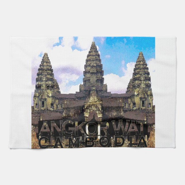 Angkor Wat Tea Towel (Horizontal)