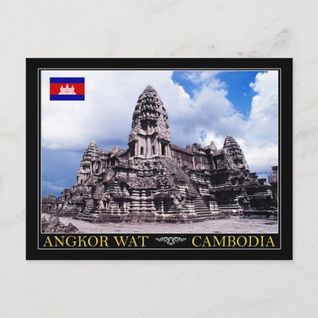 Angkor Wat Temple, Cambodia Postcard (Front)