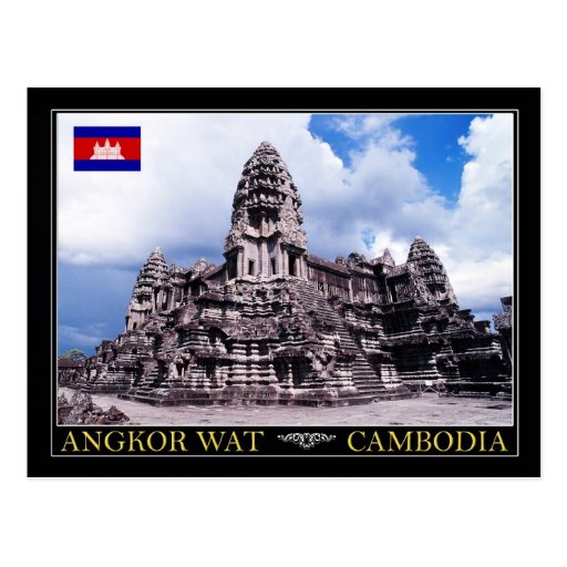 Image of Angkor Wat Temple, Cambodia Postcard