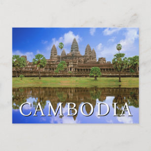 Angkor Wat Temple   Kampuchea, Cambodia   Birthday Postcard