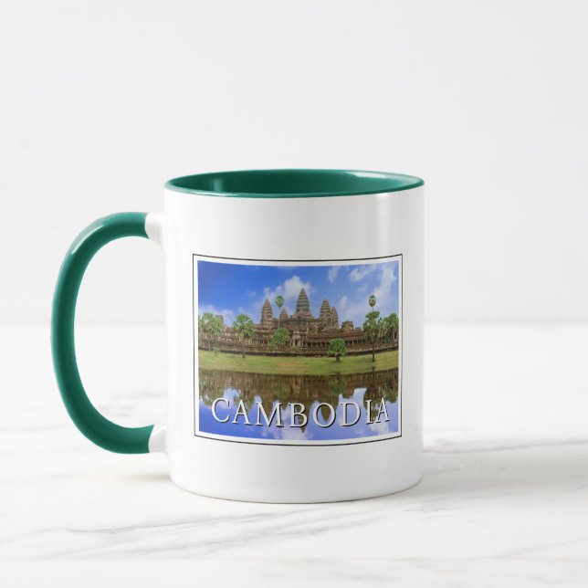Angkor Wat Temple | Kampuchea, Cambodia Mug (Left)