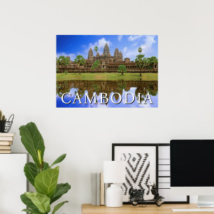Angkor Wat Temple   Kampuchea, Cambodia Poster