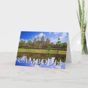 Angkor Wat Temple   Kampuchea, Cambodia Thank You Card