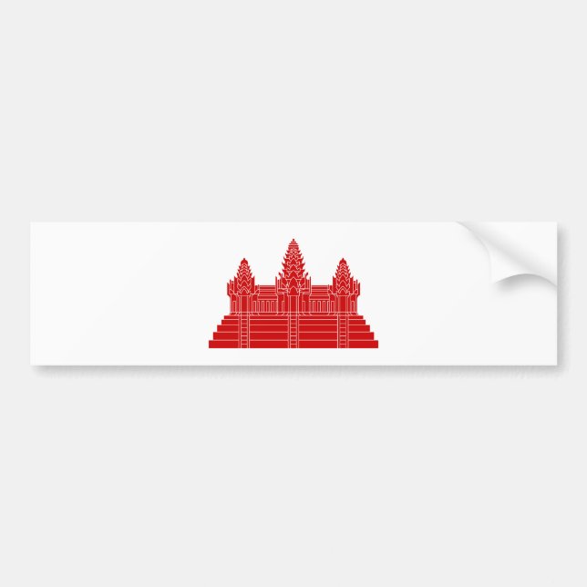 Angkor Wat Ver.2.0. Khmer Temple Bumper Sticker (Front)
