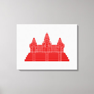 Angkor Wat Ver.2.0. Khmer Temple Canvas Print