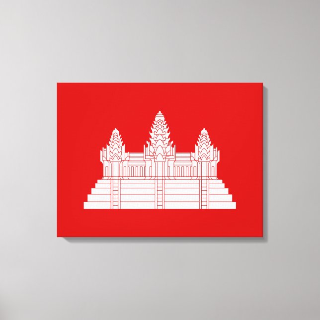 Angkor Wat Ver.2.0. Khmer Temple Canvas Print (Front)