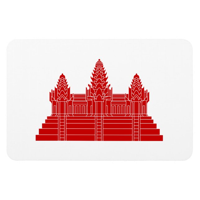 Angkor Wat Ver.2.0. Khmer Temple Magnet (Horizontal)