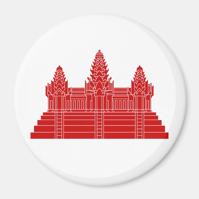 Angkor Wat Ver.2.0. Khmer Temple Magnet (Front)