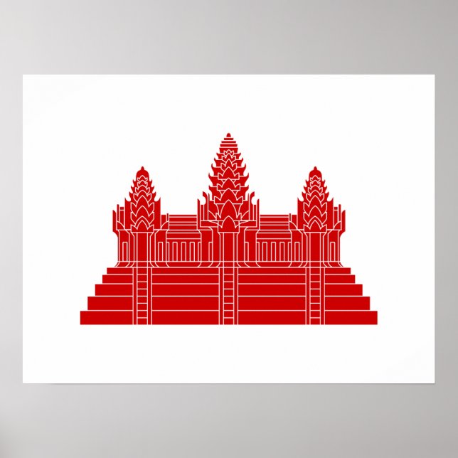 Angkor Wat Ver.2.0. Khmer Temple Poster (Front)