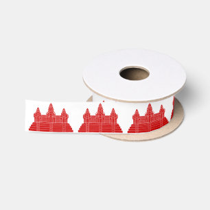Angkor Wat Ver.2.0. Khmer Temple Satin Ribbon