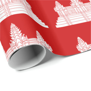 Angkor Wat Ver.2.0. Khmer Temple Wrapping Paper
