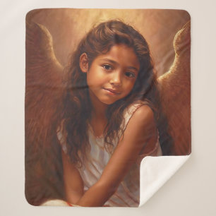 Angle Child Sherpa Blanket
