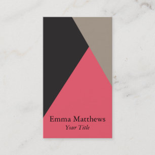 Angle on Colour Modern Professional Business Card
