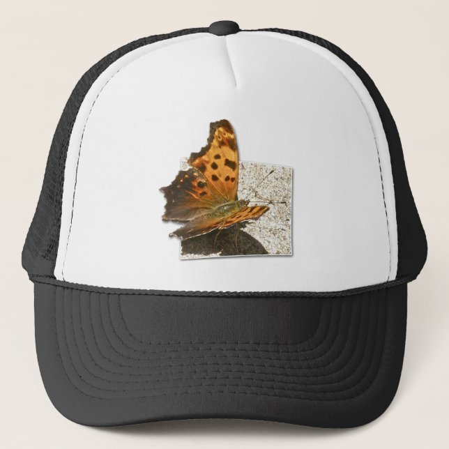 Angle Wing Comma Butterfly Series Trucker Hat (Front)