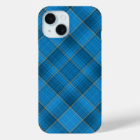 Angled Blue Plaid Pattern