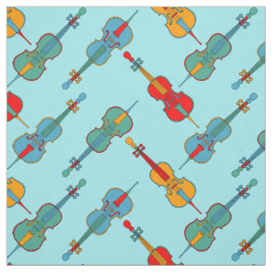 Angled Cellos Fabric