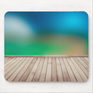 angled wood floor mouse mat