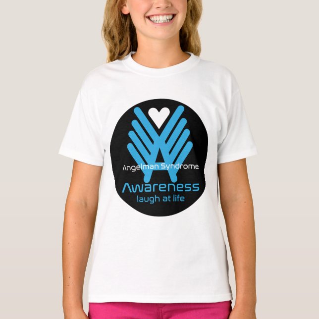 Angleman Syndrome Awareness T-Shirt (Front)