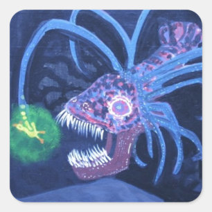 Angler2. Square Sticker