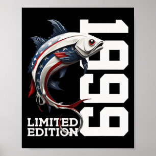 Angler 26th Birthday Fishing Limited Edition 1999  Poster