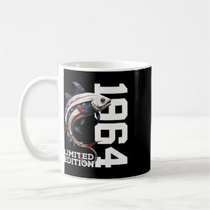 Angler Birthday Fishing Limited Edition 1964 1 Coffee Mug
