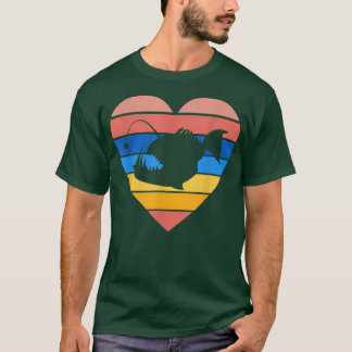 Angler Fish Lover Retro Fisherman Vintage Anglerfi T-Shirt