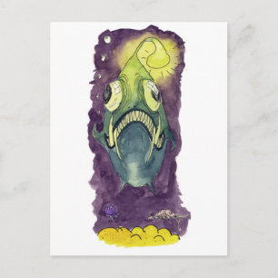Angler Fish Postcard