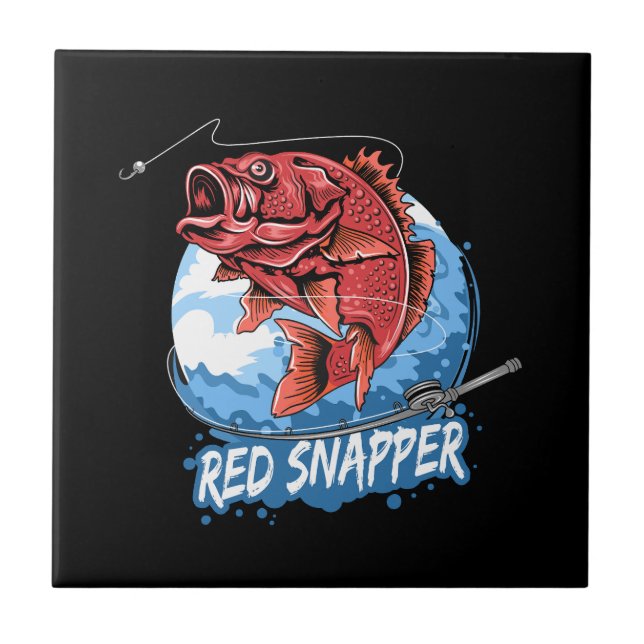 angler-fish-red-snapper-fisherman-artwork-vector tile (Front)