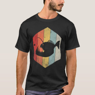 Angler Fish Retro Fisherman Vintage Anglerfish T-Shirt