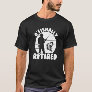 Angler Fishing Pensioner Fishing Hook Fish Bait T-Shirt