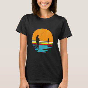 Angler Fishing Retro Vintage T-Shirt